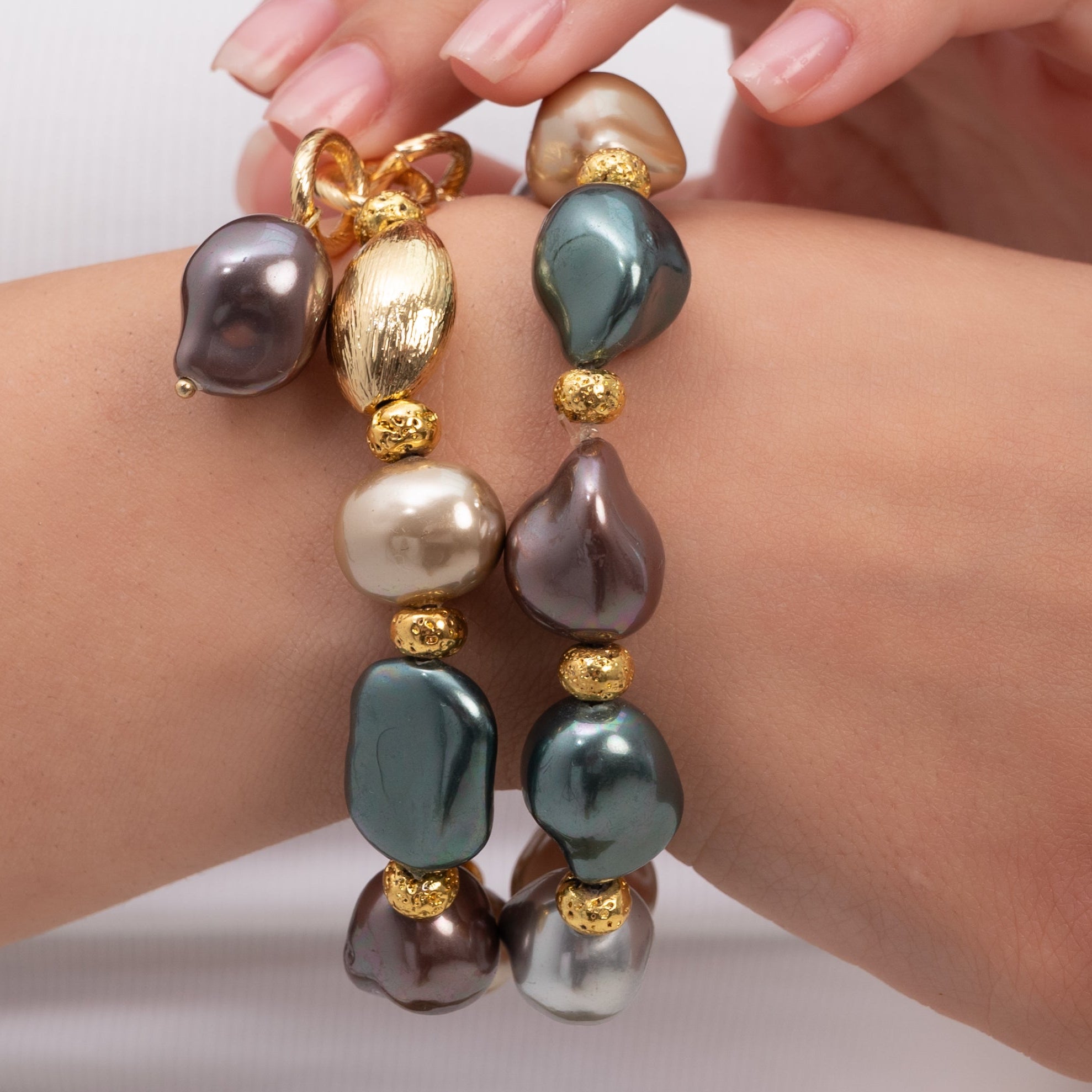 midnight pearl bracelet